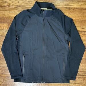 Smartwool Intraknit Active Full Zip Jackets Mens L Black Running Outdoor Stretch